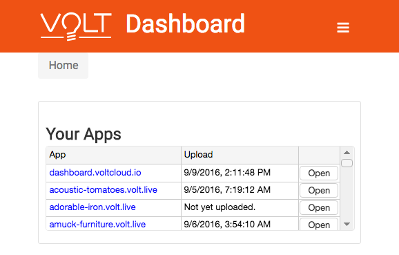 Volt-for-appstudio-users-dashboard.png